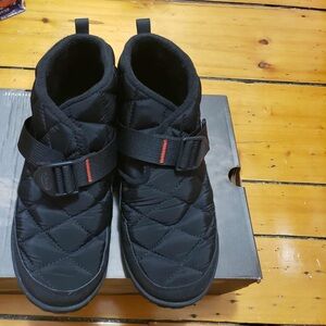 Chaco Kids Black Quilted Slippers